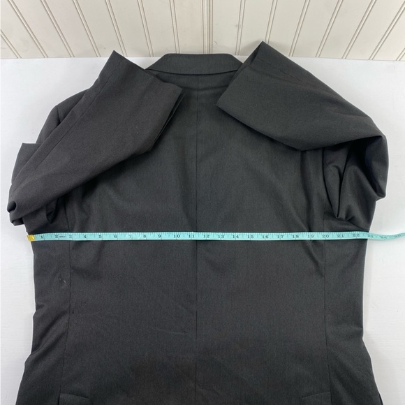 John Varvatos Men’s Gray Poly-Blend Two‎ Button Sport Coat Suit Jacket Sz 44L - Picture 13 of 16